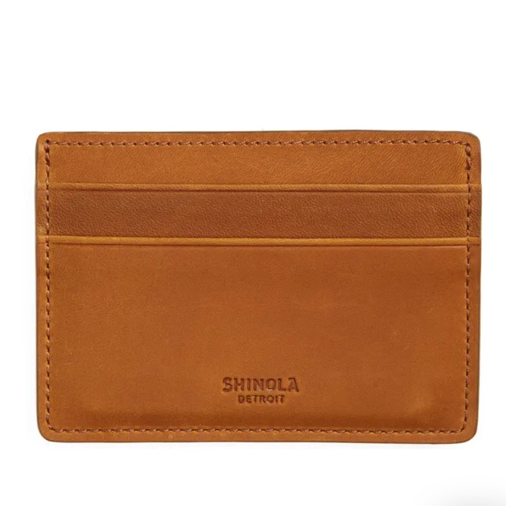Brand new 100% Authentic Shinola Leather Card Case